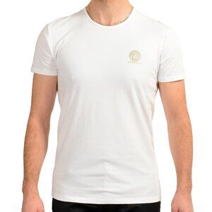 Versace Men's White Gold Medusa Print BI-Pack T-Shirt Versace sz 6 US L IT 52
